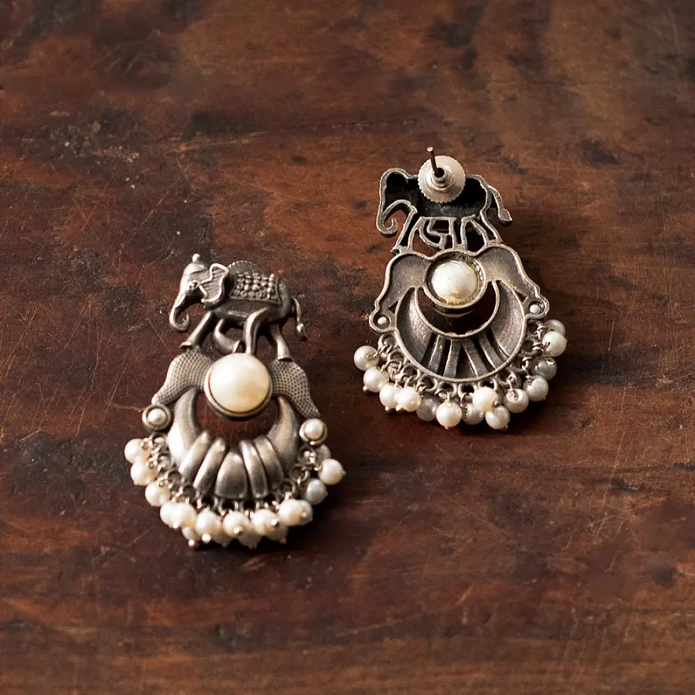 online german silver earrings
