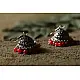 धरा ✽ Antique Finish White Metal ✽ Earring { 5 }