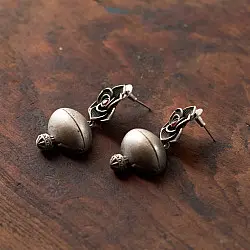 Ishana . इशाना | German Silver Earring - Flower