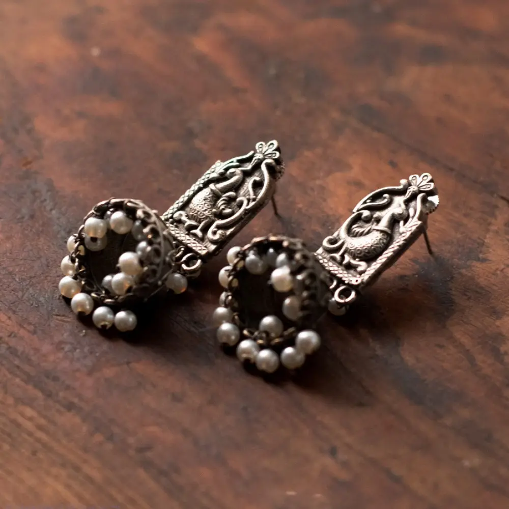 online german silver earrings