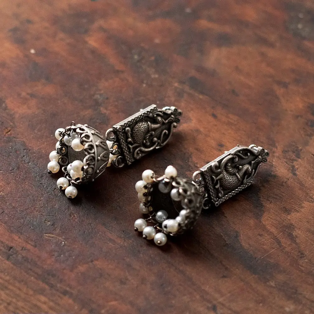 online german silver earrings