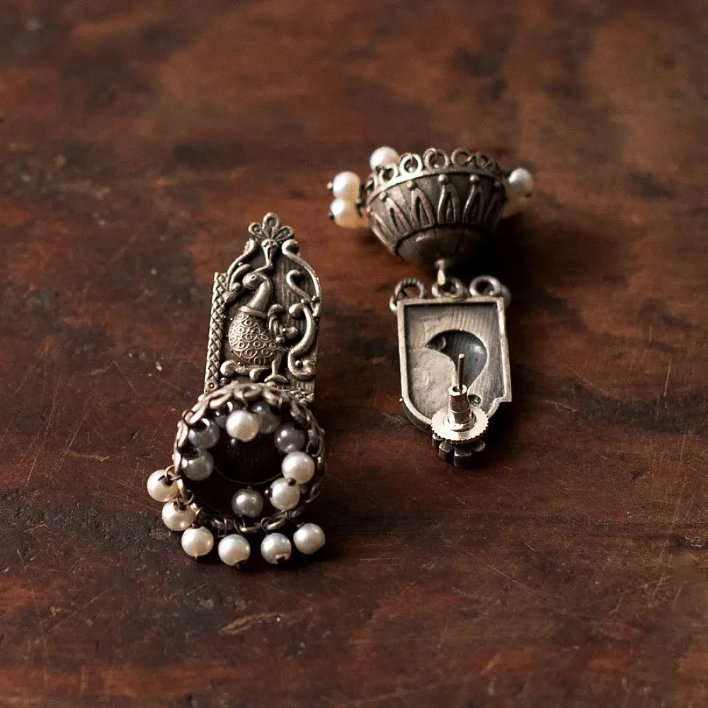 online german silver earrings