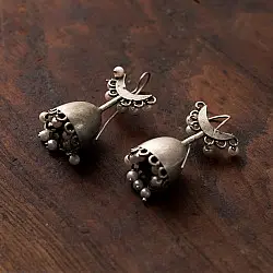 Ishana . इशाना | German Silver Designer Earring 