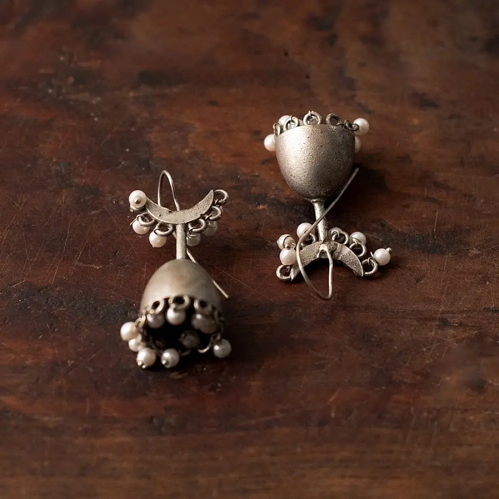 online german silver Designer earrings