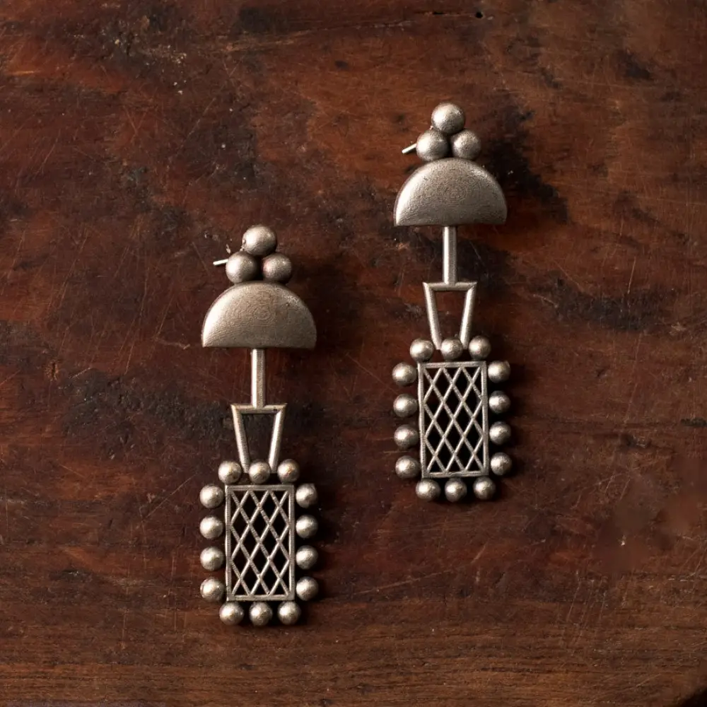 online german silver earrings
