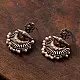 online german silver earrings Two Color Options Red / Blue