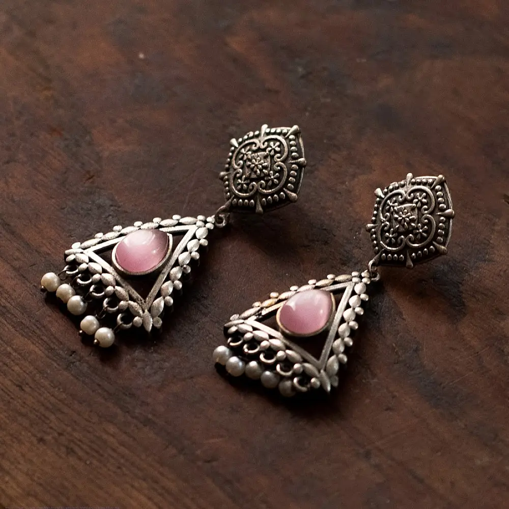 online german silver earrings