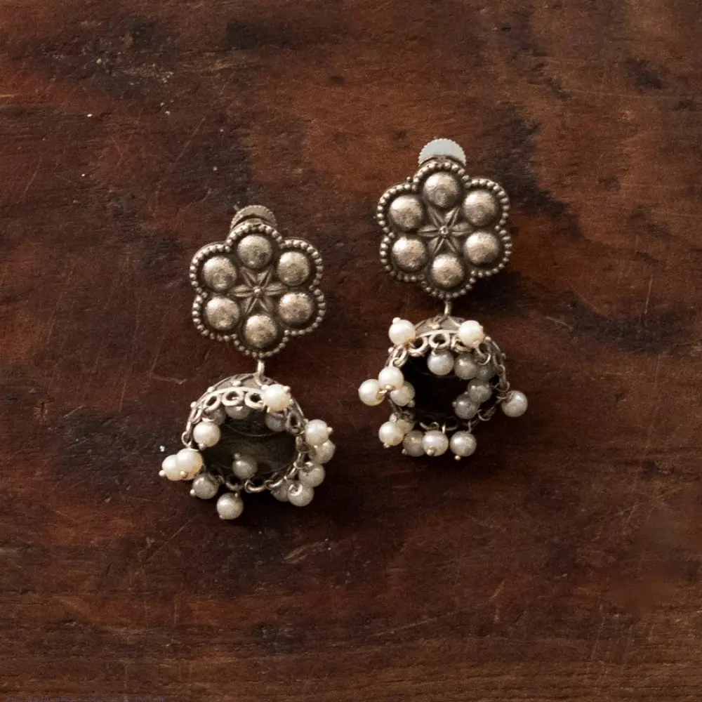 online german silver earrings