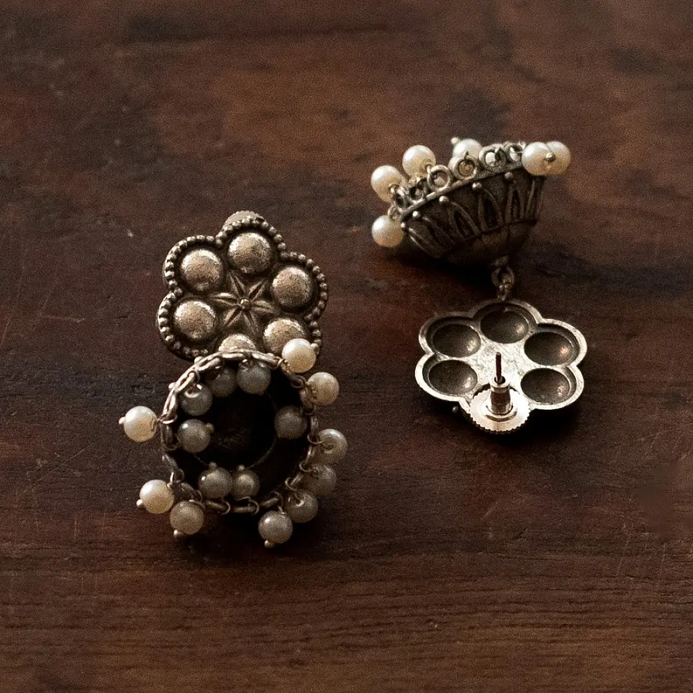 online german silver earrings