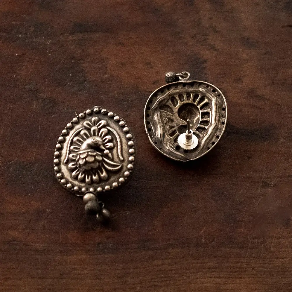 online german silver earrings