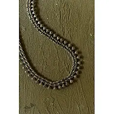 Dhara . धरा | Long Antique Finish Long Necklace