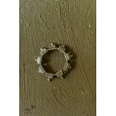 Dhara . धरा | White Metal - Kada (Free Size)