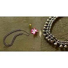 Dhara . धरा | Long Antique Finish Long Necklace