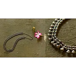 Dhara . धरा | Long Antique Finish Long Necklace
