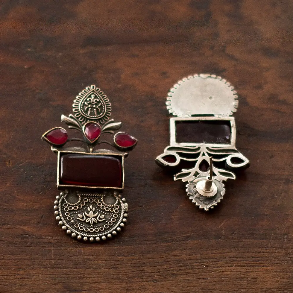online german silver earrings