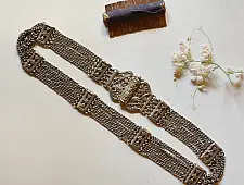 Kanupriya - White Metal - Bhil Kamarband - C