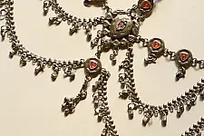 Kanupriya - White Metal traditional Bhil tribal kamarband (Two Options)