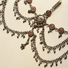 Kanupriya - White Metal traditional Bhil tribal kamarband (Two Options)