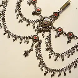 Kanupriya - White Metal traditional Bhil tribal kamarband (Two Options)
