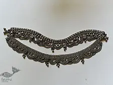 Vintage White Metal Banjara Payal