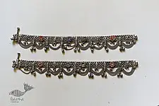 Antique Finish - Jhhalar Ghungru Payal (Pair)