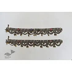 Antique Finish - Jhhalar Ghungru Payal (Pair)