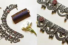 Antique Finish - Jhhalar Ghungru Payal (Pair)