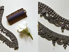 Vintage White Metal Banjara Payal