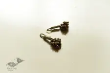 Kanupriya ~ Vintage White Metal Earring - A