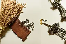 Kanupriya ~ Vintage White Metal Earring - C