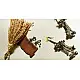 shop Vintage White Metal Earring