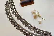 Kanupriya - White Metal - Rabari Waist Belt / Kamar Bandh - F
