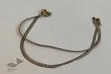 Kanupriya ~ Vintage Jewelry - Banjara Simple Chain Payal / Anklet (Pair) - Two Options