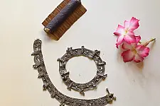 Vintage Payal | Handmade Traditional Jhaalar Payal