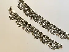 Vintage Payal | Handmade Traditional Jhaalar Chain Payal