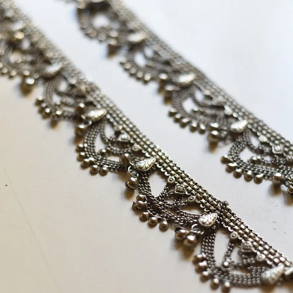 shop Handmade Traditional Jhaalar Chain Payal