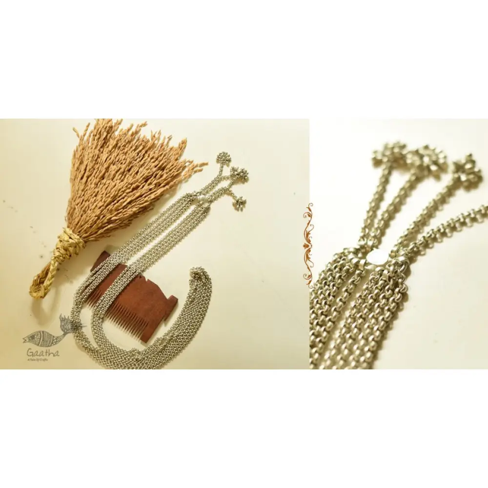 shop Handmade Long Chain Chandra Necklace