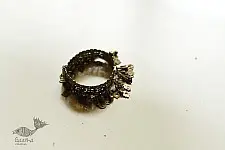 Kanupriya ~ Vintage Jhumar Folding Kada
