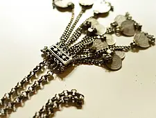Kanupriya | Antique Finish Tribal Coin Necklace