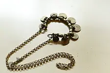 Kanupriya | Antique Finish Tribal Coin Long Necklace