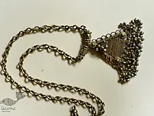 Kanupriya | Antique Finish Tribal Necklace - Triangle Pendant 