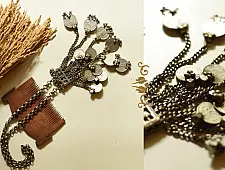 Kanupriya | Antique Finish Tribal Coin Necklace