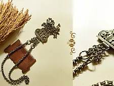 Kanupriya | Antique Finish Tribal Necklace - Butterfly Pendant 