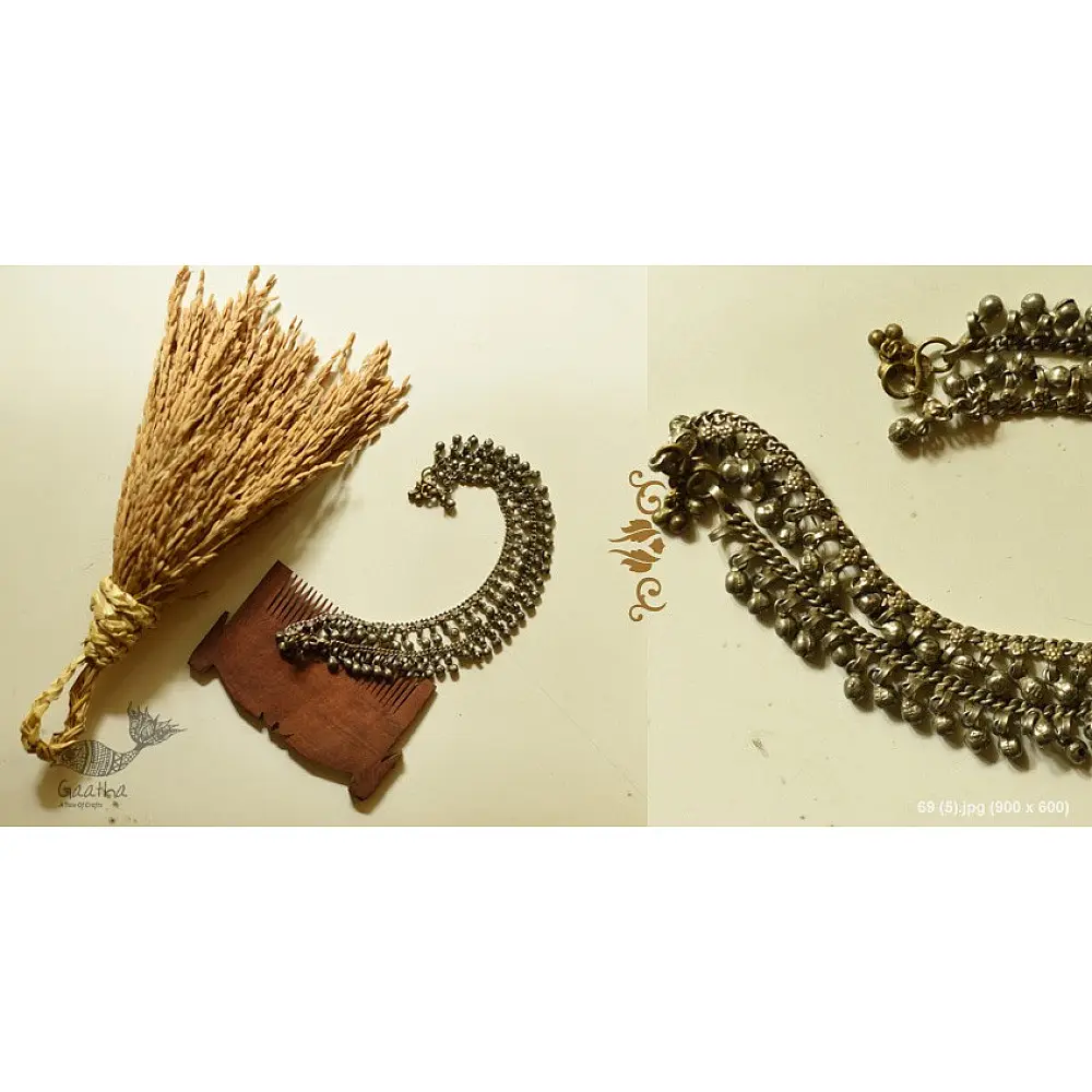 shop White Metal Ghungroo Payal