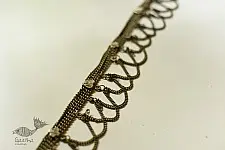 Kanupriya ❉ White Metal - Waist Belt / Kamar Bandh ~ Jhumar Design