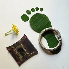 Kanupriya ⁑ Vintage Trible Ankle Kada - C
