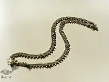 Kanupriya ~ Vintage Jewelry - Banjara Payal / Braided Chain Anklet (Pair) - G