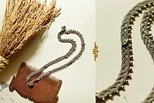 Kanupriya ~ Vintage Jewelry - Banjara Payal / Braided Chain Anklet (Pair) - G