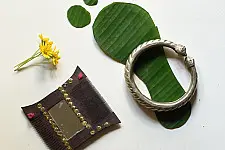 Kanupriya ⁑ Vintage Trible Ankle Hollow Kada