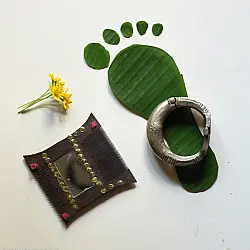 Kanupriya ⁑ Vintage Trible Ankle Kada (Solid & Heavy)